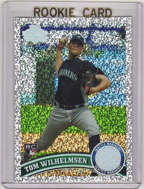 2011 Topps Diamond Anniversary Series 2 Tom Wilhelmsen Rookie Card #333 - Seattle Mariners